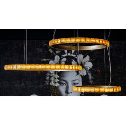 PAKABINAMAS LED ŠVIESTUVAS AURA D180 101W ĮVAIRIŲ SPALVŲ skubiai