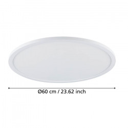 LUBINIS LED ŠVIESTUVAS SARSINA-Z D60 41W CCT BALTAS skubiai