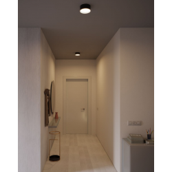 LUBINIS LED ŠVIESTUVAS XBOARD 10W D12 JUODAS pigiau