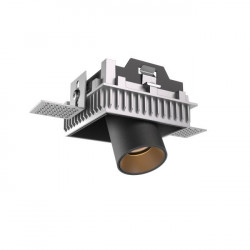 BERĖMIS LED ŠVIESTUVAS XCANON SQUARE 7W JUODAS