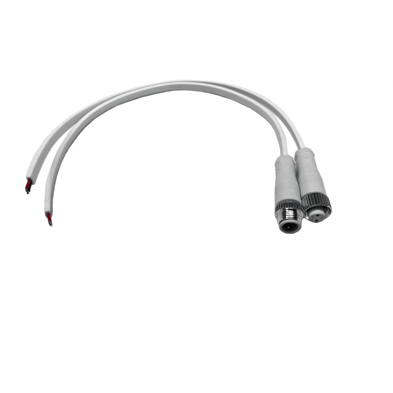 HERMETINĖ JUNGTIS 30° OPTIKOS  LED JUOSTAI SIENAI APŠVIESTI (KOMPLEKTAS) LP-WSHR30-IPCONNECTOR-2C