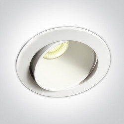ĮLEIDŽIAMAS LED ŠVIESTUVAS 11106PK/W/W 8W IP54 BALTAS