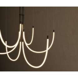 Pakabinamas LED šviestuvas CRAM 120W aukso spalvos dimeriuojamas kaina