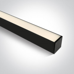 LINIJINIS LED ŠVIESTUVAS LINEAR L120 W7,5 40W CCT | REGULIUOJAMAS JUODAS