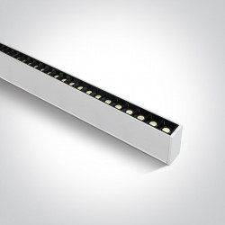 LINIJINIS LED ŠVIESTUVAS LINEAR UGR17 L130 40W CCT | REGULIUOJAMAS BALTAS