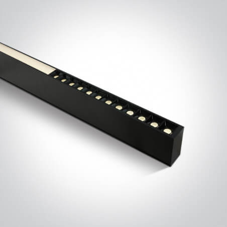 LINIJINIS LED ŠVIESTUVAS ONE LIGHT LINEAR COMBINED L120 40W CCT | REGULIUOJAMAS JUODAS 38150C/B/V