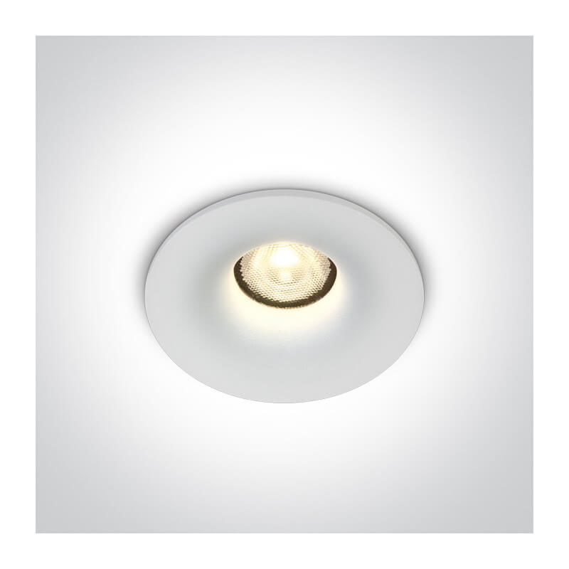 ĮLEIDŽIAMAS LED ŠVIESTUVAS ONE LIGHT 10107DB/W/W D8 6,5W BALTAS 10107DB/W/W