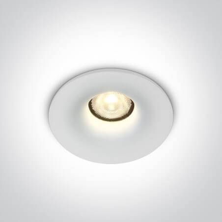 ĮLEIDŽIAMAS LED ŠVIESTUVAS ONE LIGHT 10107DB/W/W D8 6,5W BALTAS 10107DB/W/W