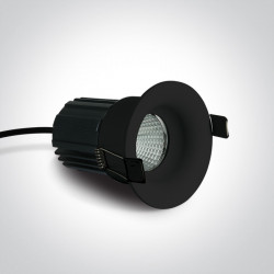 ĮLEIDŽIAMAS LED ŠVIESTUVAS 10112C/B/W 12W JUODAS kaina