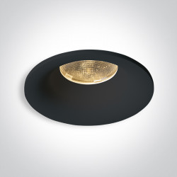 ĮLEIDŽIAMAS LED ŠVIESTUVAS 10112C/B/W 12W JUODAS
