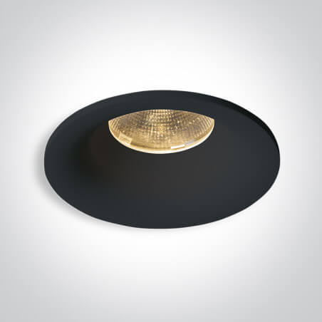 ĮLEIDŽIAMAS LED ŠVIESTUVAS ONE LIGHT 10112C/W/W D8,6 12W JUODAS 10112C/B/W