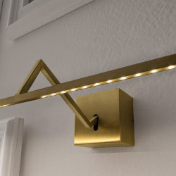 SIENINIS LED ŠVESTUVAS ZETA L50 4,8W BRONZOS SPALVOS internetu