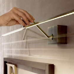 SIENINIS LED ŠVESTUVAS ZETA L50 4,8W BRONZOS SPALVOS pigiau