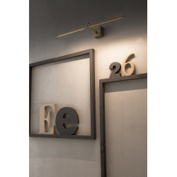 SIENINIS LED ŠVESTUVAS ZETA L50 4,8W BRONZOS SPALVOS pristatymas