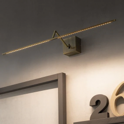 SIENINIS LED ŠVESTUVAS ZETA L50 4,8W BRONZOS SPALVOS