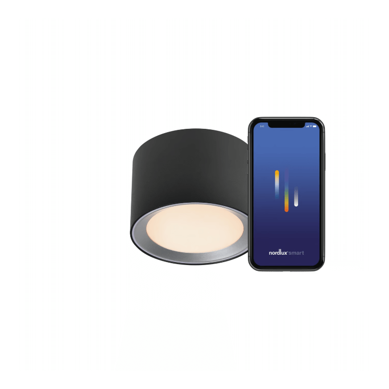 LUBINIS LED ŠVIESTUVAS NORDLUX LANDON H8 8W SMART JUODAS 2110840103