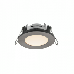 ĮLEIDŽIAMAS LED ŠVIESTUVAS LEONIS 4,5W NIKELIO SPALVOS, 3 vnt