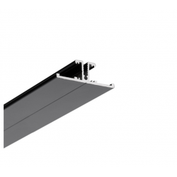 LED PROFILIS BACK10 A/UX PAVIRŠINIS, 1M, JUODAS