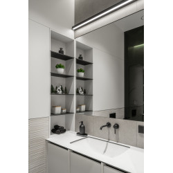 LED PROFILIS VARIO30-03 ACDE-9/TY PAVIRŠINIS, 2M, JUODAS kaina