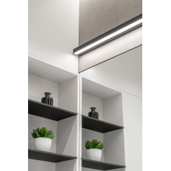 LED PROFILIS VARIO30-03 ACDE-9/TY PAVIRŠINIS, 2M, JUODAS pigiau