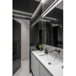 LED PROFILIS VARIO30-03 ACDE-9/TY PAVIRŠINIS, 2M, JUODAS pristatymas