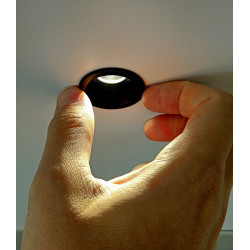 ĮLEIDŽIAMAS LED ŠVIESTUVAS SPARK 3W IP65 JUODAS kaina