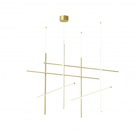PAKABINAMAS LED ŠVIESTUVAS FLOS COORDINATES MODULE SUSPENSION 180W AUKSO SPALVOS F1880044