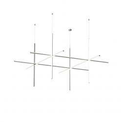 PAKABINAMAS LED ŠVIESTUVAS COORDINATES SUSPENSION 4 CLIII 147W PILKAS