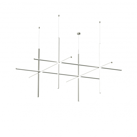 PAKABINAMAS LED ŠVIESTUVAS FLOS COORDINATES SUSPENSION 4 CLIII 147W PILKAS F1848033