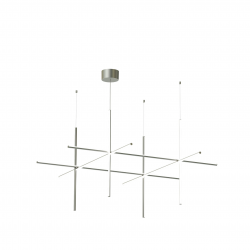 PAKABINAMAS LED ŠVIESTUVAS COORDINATES SUSPENSION 4 161W PILKAS