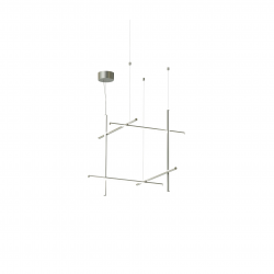PAKABINAMAS LED ŠVIESTUVAS COORDINATES SUSPENSION 3 71W PILKAS