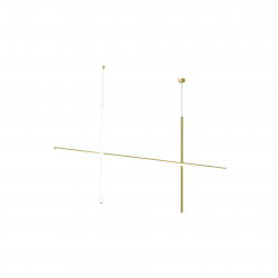 PAKABINAMAS LED ŠVIESTUVAS COORDINATES SUSPENSION 2 CLIII 50W AUKSO SPALVOS