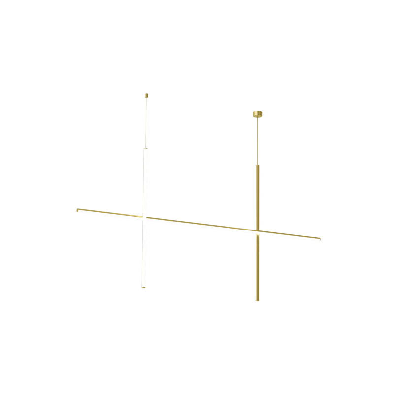 PAKABINAMAS LED ŠVIESTUVAS FLOS COORDINATES SUSPENSION 2 CLIII 50W AUKSO SPALVOS F1844044