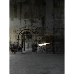 PAKABINAMAS LED ŠVIESTUVAS COORDINATES SUSPENSION 2 CLIII 50W AUKSO SPALVOS pigiau