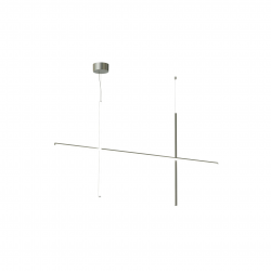 PAKABINAMAS LED ŠVIESTUVAS COORDINATES SUSPENSION 2 55W PILKAS