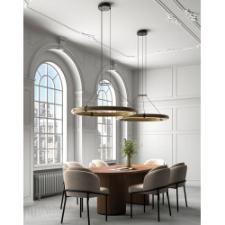 PAKABINAMAS LED ŠVIESTUVAS ELLI D107,5 30W JUODAS pristatymas