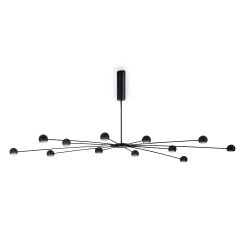 LUBINIS LED ŠVIESTUVAS ATRAX D200 34,8W ĮVAIRIŲ SPALVŲ