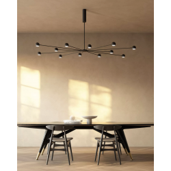 LUBINIS LED ŠVIESTUVAS ATRAX D200 34,8W ĮVAIRIŲ SPALVŲ kaina