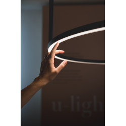 PAKABINAMAS LED ŠVIESTUVAS U-LIGHT D90 63W TAMSIAI PILKAS pristatymas