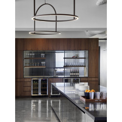 PAKABINAMAS LED ŠVIESTUVAS U-LIGHT D90 H83 63W RUDAS pristatymas