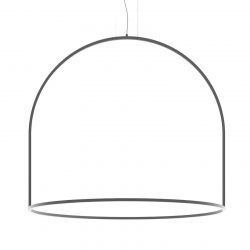 PAKABINAMAS LED ŠVIESTUVAS U-LIGHT D160 H143 125W TAMSIAI PILKAS