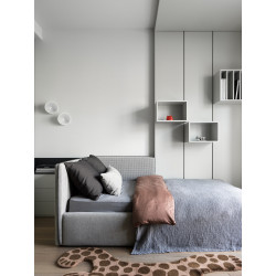 SIENINIS LED ŠVIESTUVAS ORCHID 15W BALTAS kaina