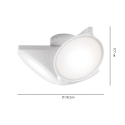 LUBINIS LED ŠVIESTUVAS ORCHID 45W BALTAS atsiliepimai