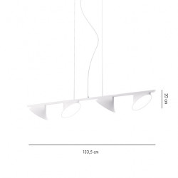 PAKABINAMAS LED ŠVIESTUVAS ORCHID L133 60W KREMINĖS SPALVOS pristatymas