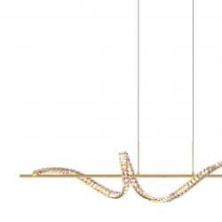 Pakabinamas LED šviestuvas ATHESA 26W CCT L150 aukso spalvos pigiau