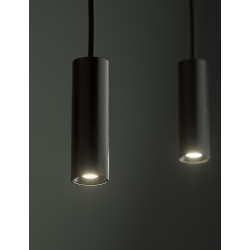 PAKABINAMAS LED ŠVIESTUVAS LIAISON SPLIAX1 H91 6,6W JUODAS skubiai