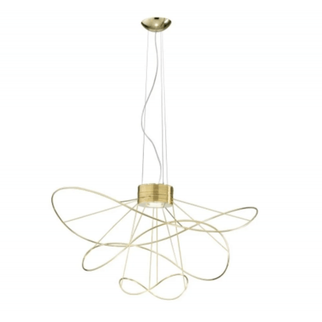 PAKABINAMAS LED ŠVIESTUVAS AXOLIGHT HOOPS 3 32W AUKSO | ĮVAIRIŲ SPALVŲ SPHOOPS3OR30KXX