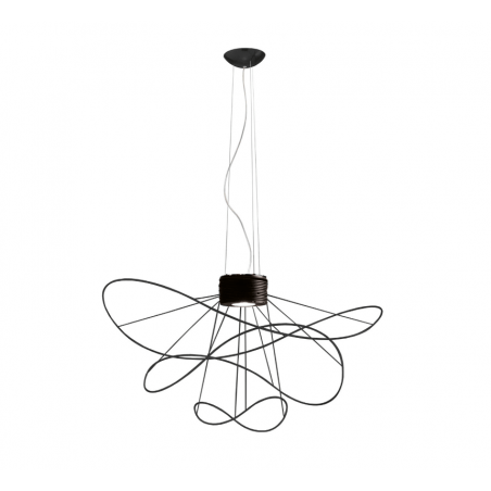 PAKABINAMAS LED ŠVIESTUVAS AXOLIGHT HOOPS 3 32W JUODAS | ĮVAIRIŲ SPALVŲ SPHOOPS3NE30KXX