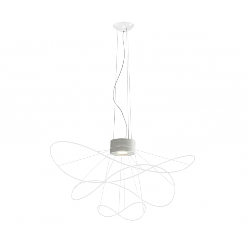 PAKABINAMAS LED ŠVIESTUVAS AXOLIGHT HOOPS 3 32W BALTAS | ĮVAIRIŲ SPALVŲ SPHOOPS3BC30KXX