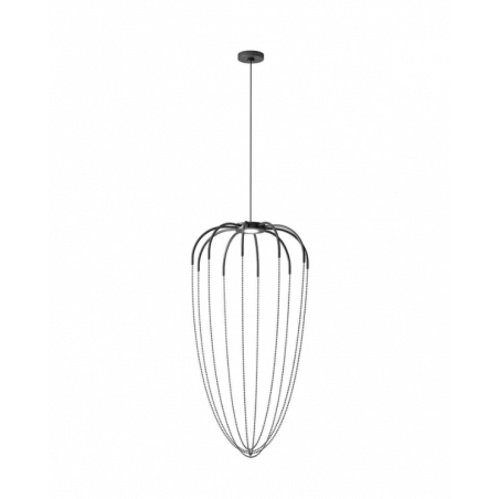 PAKABINAMAS LED ŠVIESTUVAS AXOLIGHT ALYSOID D51 H100 15W JUODAS SPALY51PANNILED